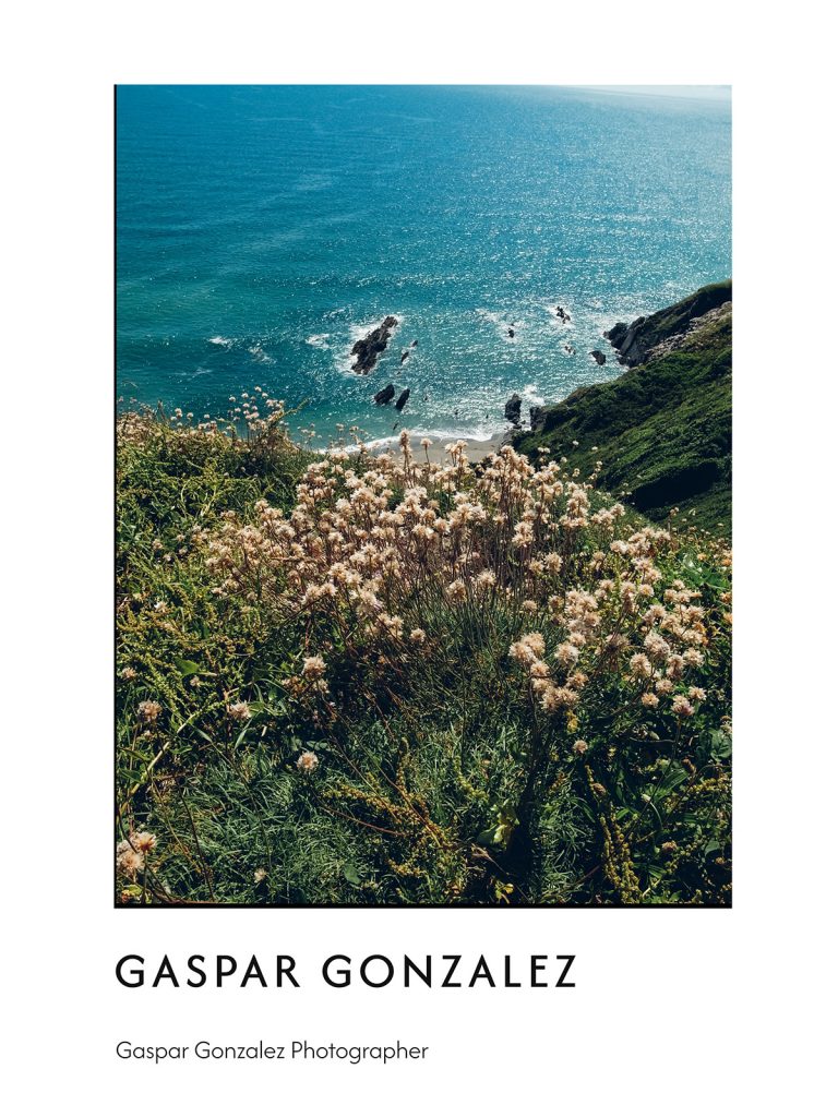 photo of a sea cliif - "Over The Edge" by Gaspar Gonzalez photographer
